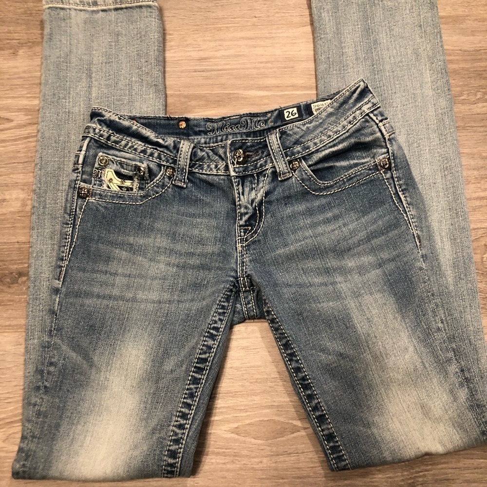$10/ Miss me jeans straight size 26